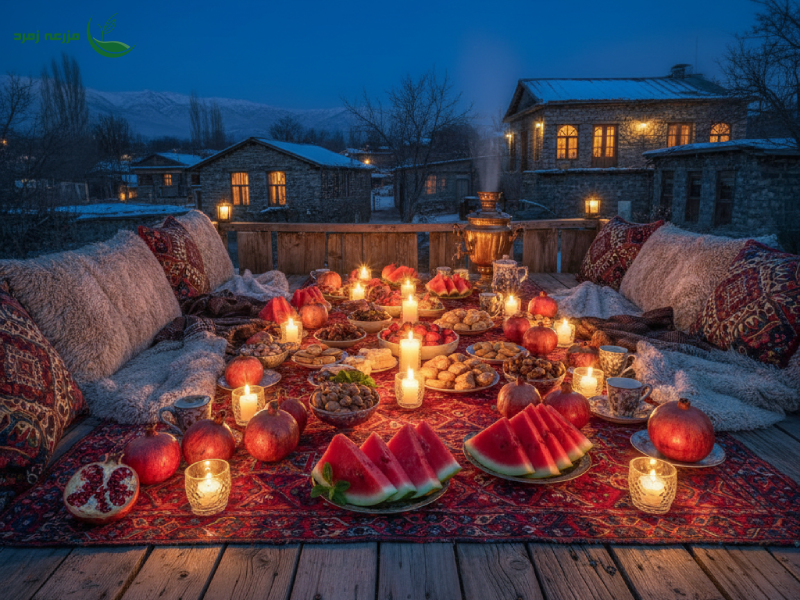 از انار تا هندوانه؛ نمادهای شب یلدا و معنی آن‌ها